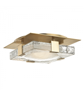 Bourne Led Wall Sconce Aged Brass