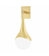 Ariana 1 Light Wall Sconce Aged Brass
