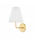 Demi 1 Light Wall Sconce Aged Brass with Shade