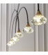 Zander 6 Light Integrated LED Warm White Bar Ceiling Pendant Matt Black-4