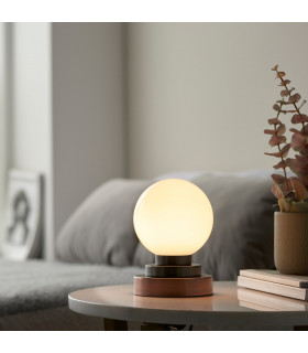 Pax Globe Table Lamp Matt Antique Copper-2