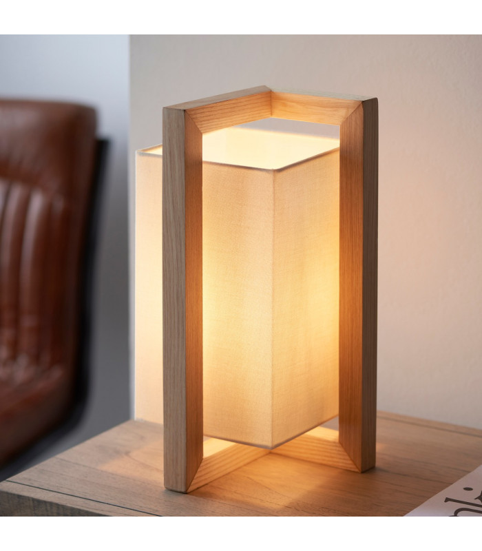 Atticus Table Lamp Ash Wood-3
