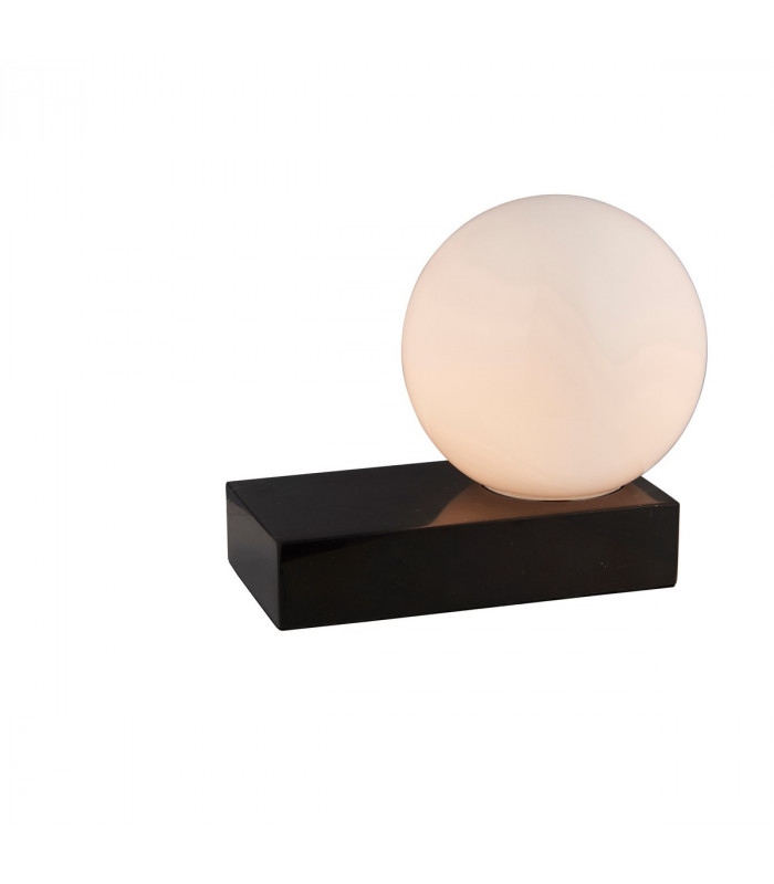 Zeus Globe Table Lamp Black Marble-1
