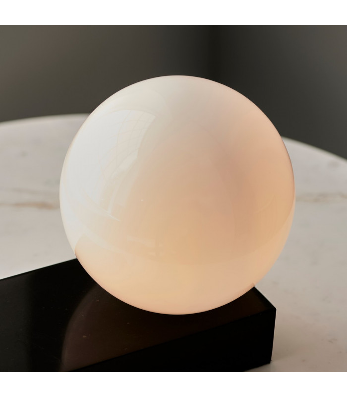 Zeus Globe Table Lamp Black Marble-6