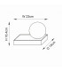 Zeus Globe Table Lamp Black Marble-8