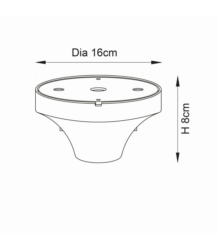 Quay Contemporary Flush Ceiling Lamp Gloss Black Glaze IP44-10
