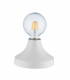 Quay Contemporary Table Lamp Gloss White Glaze-7