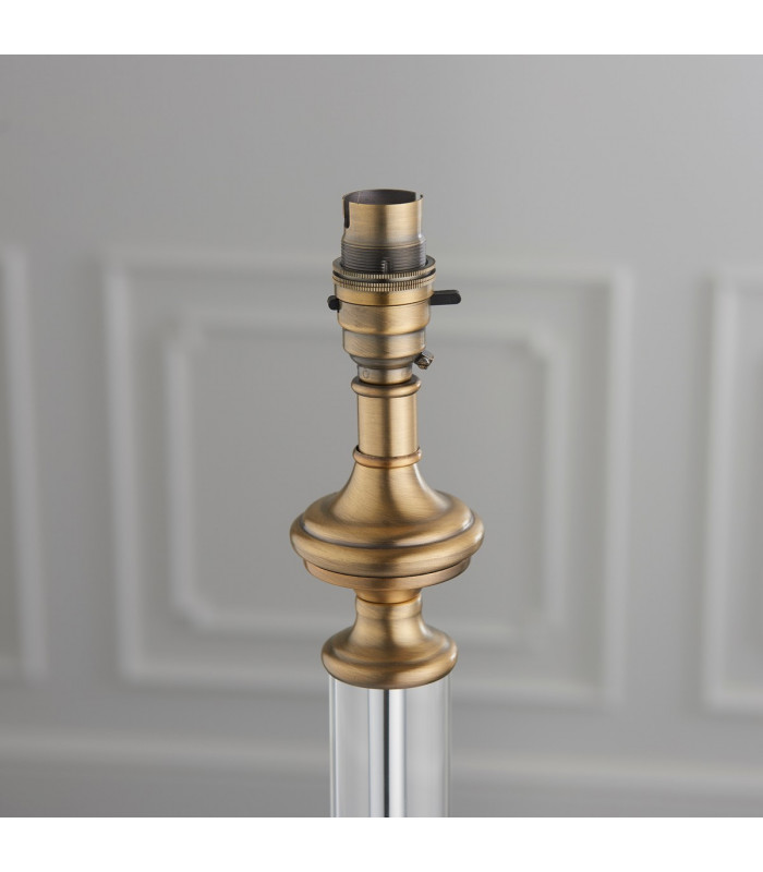 Avebury Base Only Table Lamp Antique Brass-4