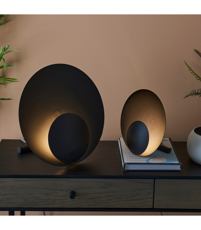 Aurelio Integrated LED Warm White Table Lamp Matt Black-3