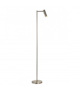 Dedicated LED Reader Task Floor Lamp Satin Nickel-1