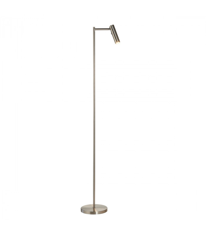 Dedicated LED Reader Task Floor Lamp Satin Nickel-1