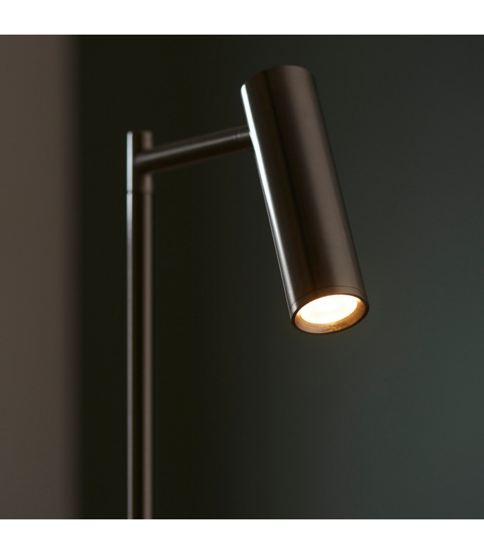Dedicated LED Reader Task Floor Lamp Satin Nickel-4