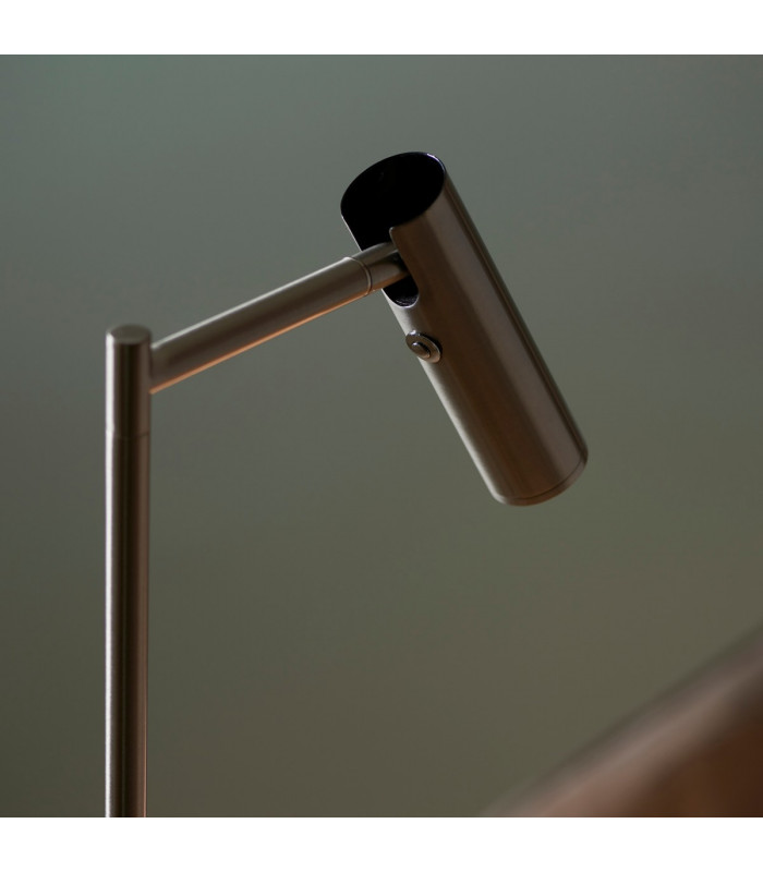 Dedicated LED Reader Task Floor Lamp Satin Nickel-5