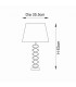 Annabelle & Freya Base & Shade Table Lamp Frosted Crystal & Charcoal Grey Silk-7