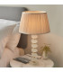 Annabelle & Freya Base & Shade Table Lamp Frosted Crystal & Oyster Silk-2