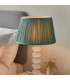 Annabelle & Freya Base & Shade Table Lamp Frosted Crystal & Fir Silk-5