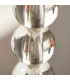 Adelie & Freya Base & Shade Table Lamp Clear Crystal Glass & Silver Silk-6