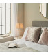 Adelie & Freya Base & Shade Table Lamp Clear Crystal Glass Bright Nickel Plate & Oyster Silk-3