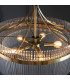 Marietta 5 Light Multi Arm Lamp Ceiling Pendant Antique Brass-7