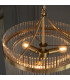 Marietta 3 Light Multi Arm Lamp Ceiling Pendant Antique Brass-7