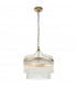 Marietta 3 Light Multi Arm Lamp Ceiling Pendant Antique Brass-8