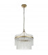 Marietta 3 Light Multi Arm Lamp Ceiling Pendant Antique Brass-10