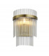 Marietta Glass Wall Lamp Antique Brass-1