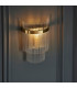 Marietta Glass Wall Lamp Antique Brass-2