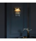 Marietta Glass Wall Lamp Antique Brass-3