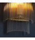 Marietta Glass Wall Lamp Antique Brass-5