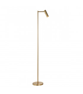 Dedicated LED Reader Task Floor Lamp Warm Brass-1