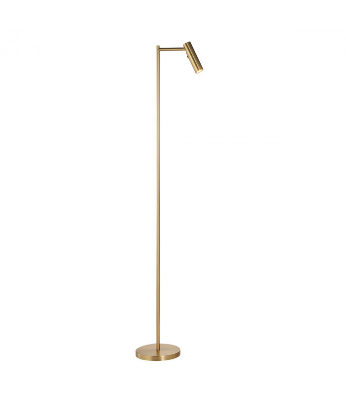 Dedicated LED Reader Task Floor Lamp Warm Brass-1