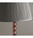 Adelie & Freya Base & Shade Table Lamp Blush Crystal Glass & Silver Satin Silk-7