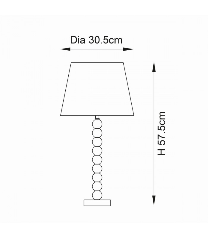 Adelie & Freya Base & Shade Table Lamp Blush Crystal Glass & Silver Satin Silk-10