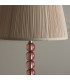 Adelie & Freya Base & Shade Table Lamp Blush Crystal Glass & Oyster Silk-6