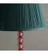 Adelie & Freya Base & Shade Table Lamp Blush Crystal Glass & Fir Silk-6