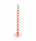 Adelie & Freya Base & Shade Table Lamp Blush Crystal Glass & Fir Silk-7