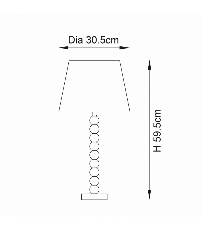 Adelie & Wentworth Base & Shade Table Lamp Blush Crystal Glass & Midnight Blue Silk-9