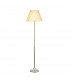 Suki & Chatsworth Base & Shade Floor Lamp Bright Nickel Plate & Ivory Silk-1