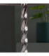 Suki & Chatsworth Base & Shade Floor Lamp Bright Nickel Plate & Ivory Silk-4