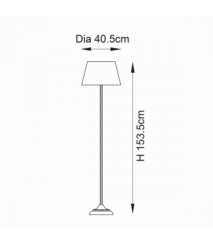 Suki & Chatsworth Base & Shade Floor Lamp Bright Nickel Plate & Ivory Silk-10