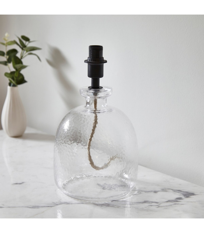 Lyra Base Only Table Lamp Textured Glass-8