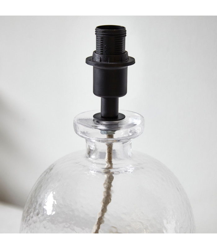 Lyra Base Only Table Lamp Textured Glass-9