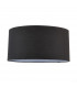 Cylinder Straight Sided Cylinder Shade Black Fabric-4