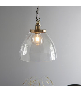 Hansen Grand Dome Ceiling Pendant Antique Brass-2