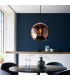 Boli Dome Ceiling Pendant Copper Mirrored Glass-3