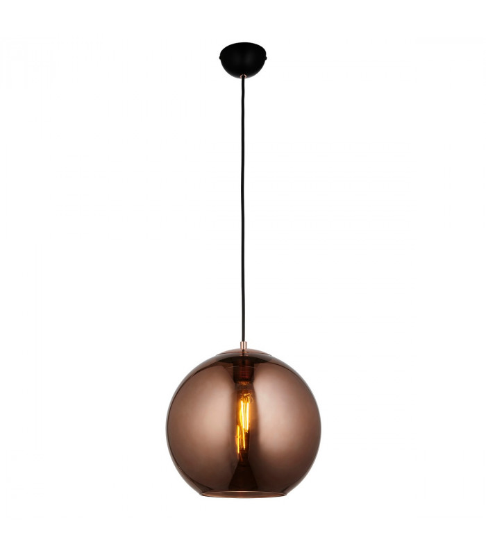 Boli Dome Ceiling Pendant Copper Mirrored Glass-7
