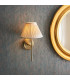 Rennes & Chatsworth Wall Lamp with Shade Antique Brass Plate & Ivory Silk-3