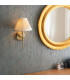 Rennes & Chatsworth Wall Lamp with Shade Antique Brass Plate & Ivory Silk-4