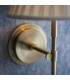 Rennes & Chatsworth Wall Lamp with Shade Antique Brass Plate & Ivory Silk-6